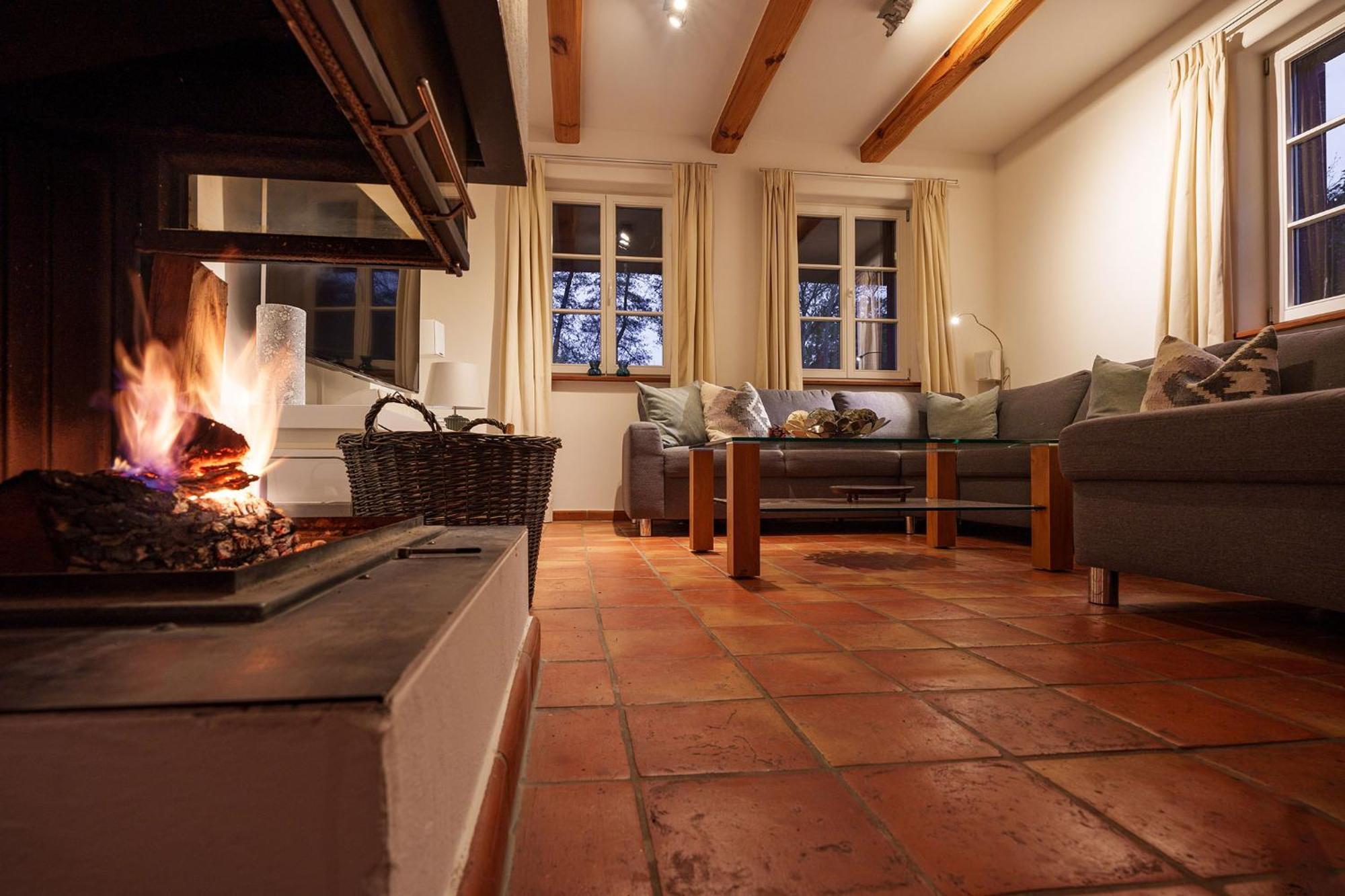 Exklusives Holzhaus Villa Burg  Exteriör bild